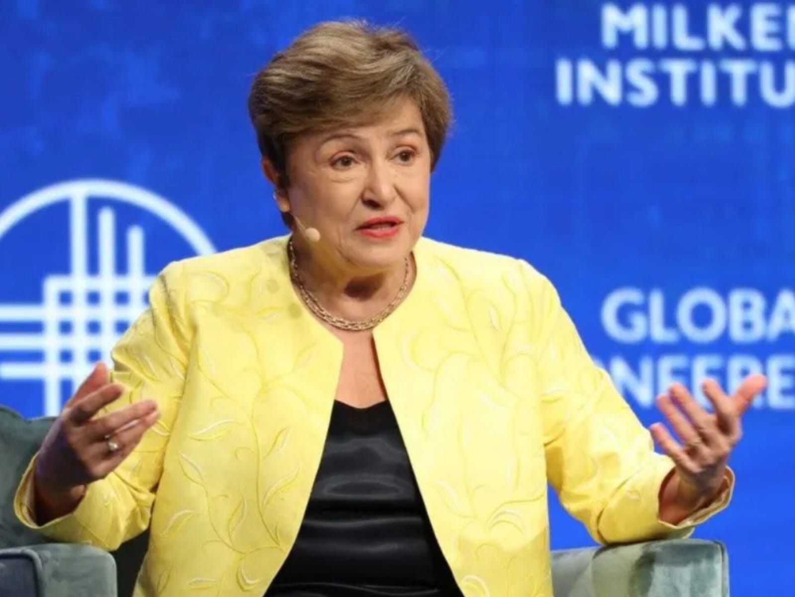 Orsi recibe a Kristalina Georgieva, directora del FMI