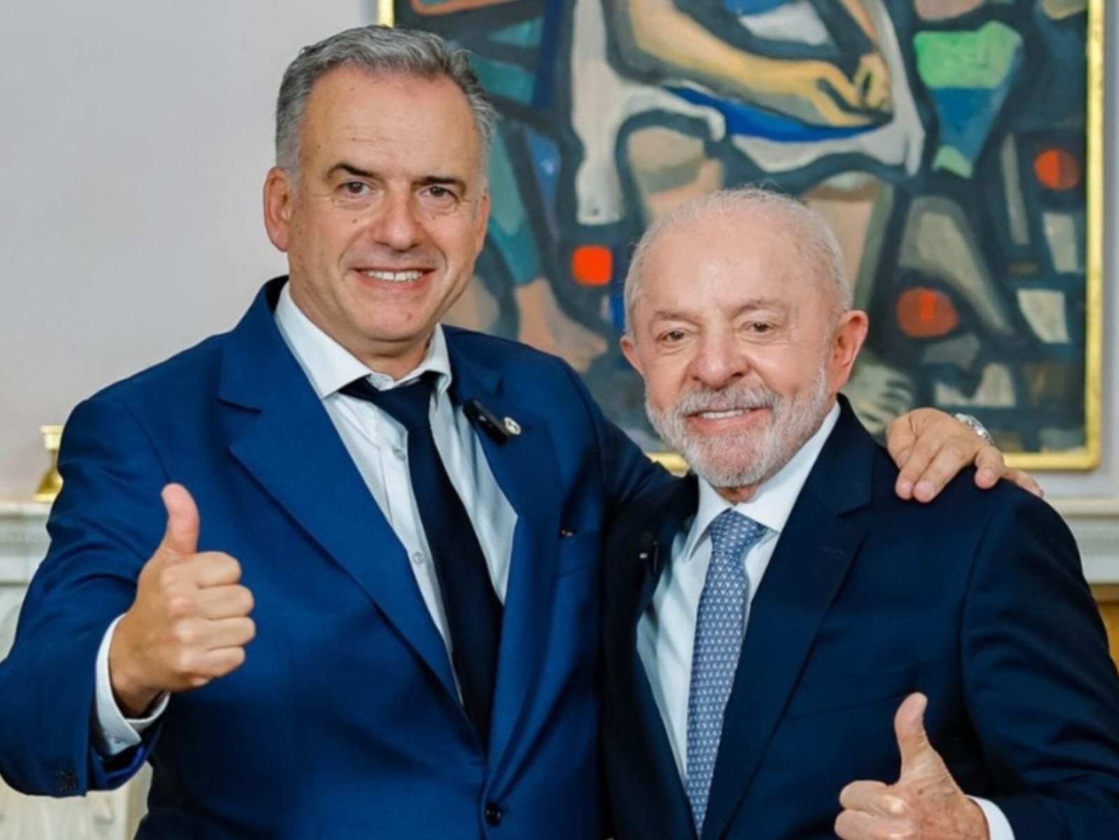 Yamandú Orsi se reunió con Lula da Silva en Nueva York