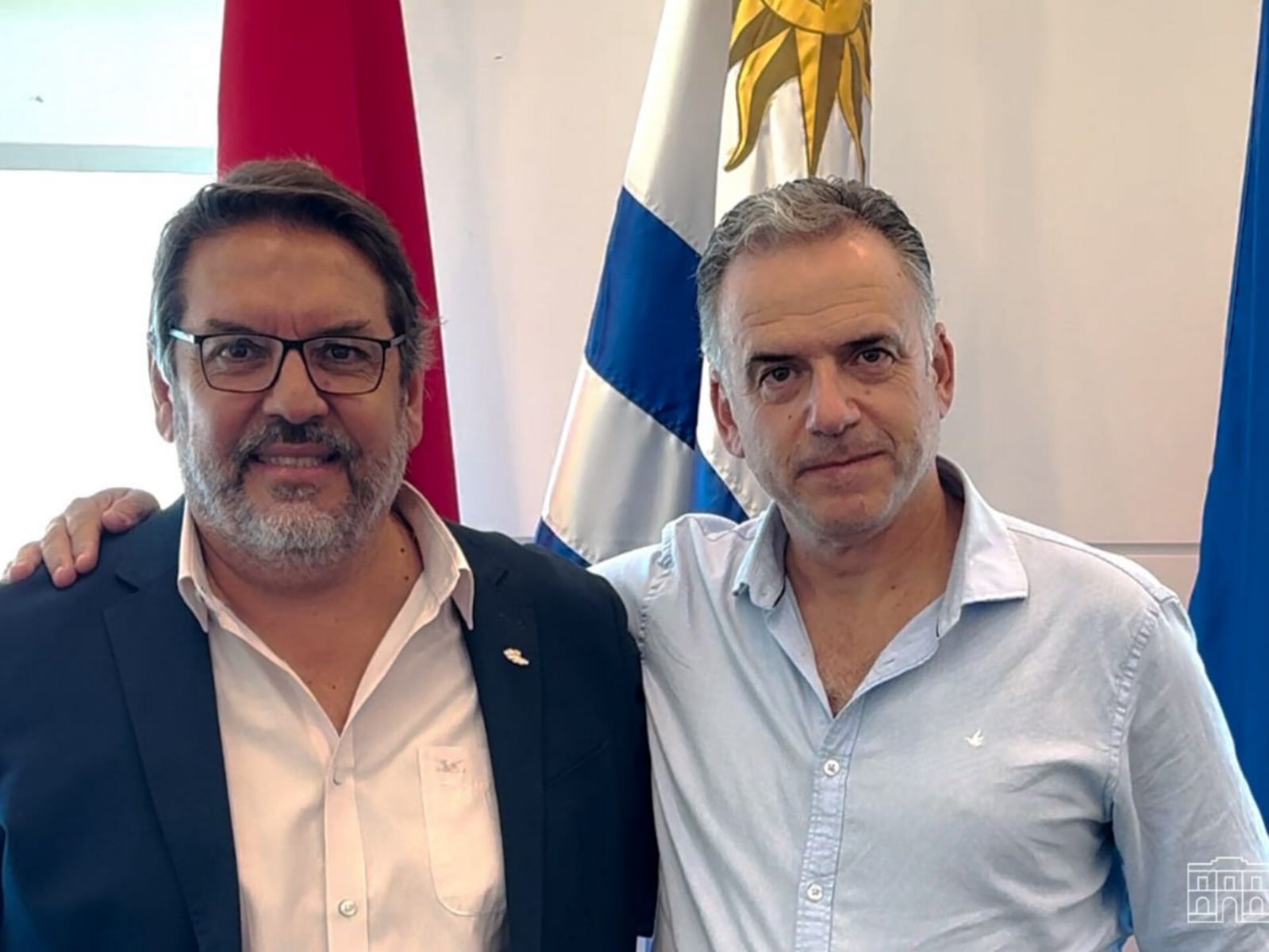 El intendente Levratto se reunió con el presidente Orsi por obras y empleo para Río Negro