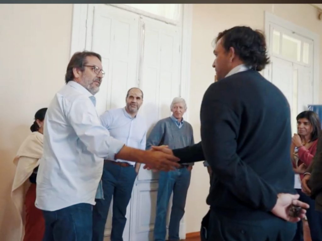 Gremiales agropecuarias se reunieron con el intendente Guillermo Levratto