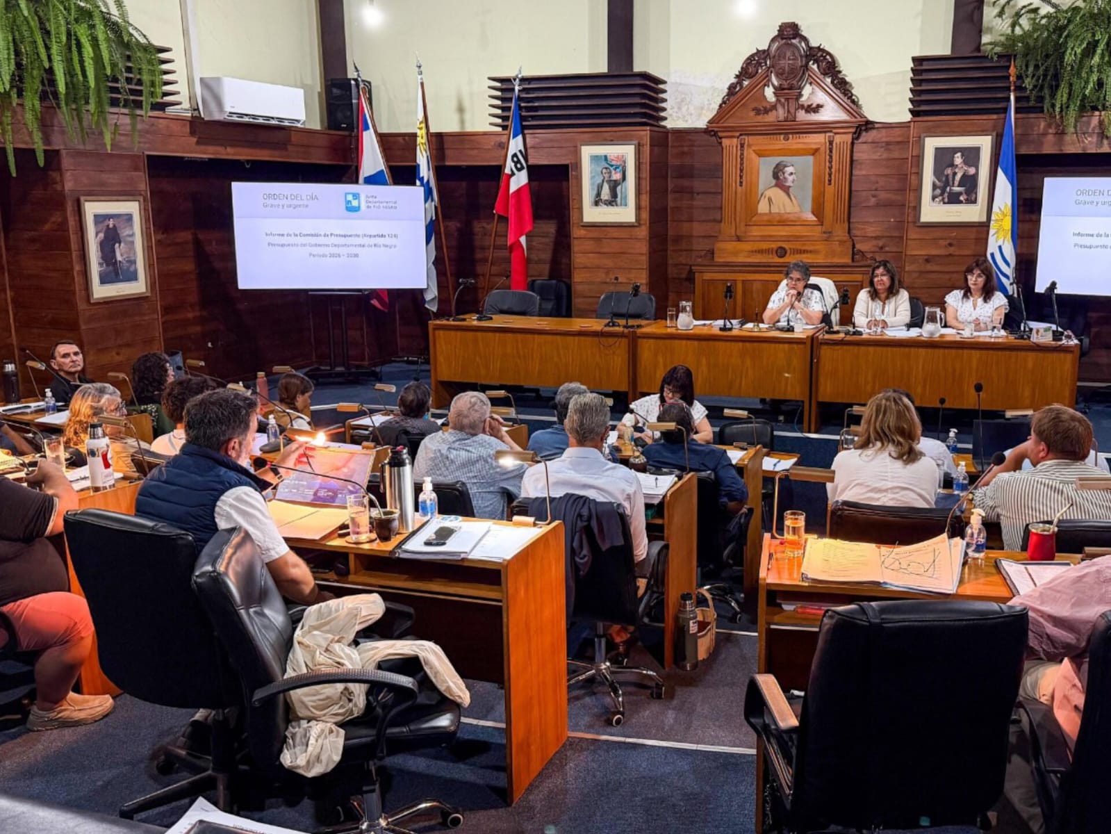 La Junta Departamental de Río Negro sesionó luego de recibir el Presupuesto Departamental del Tribunal de Cuentas